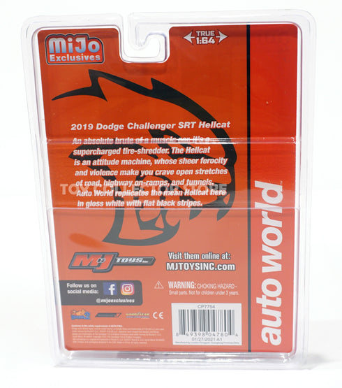 Auto World 1:64 Mijo Exclusive 2019 Dodge Challenger SRT Hellcat Custom Orange Limited 3,000 Pieces
